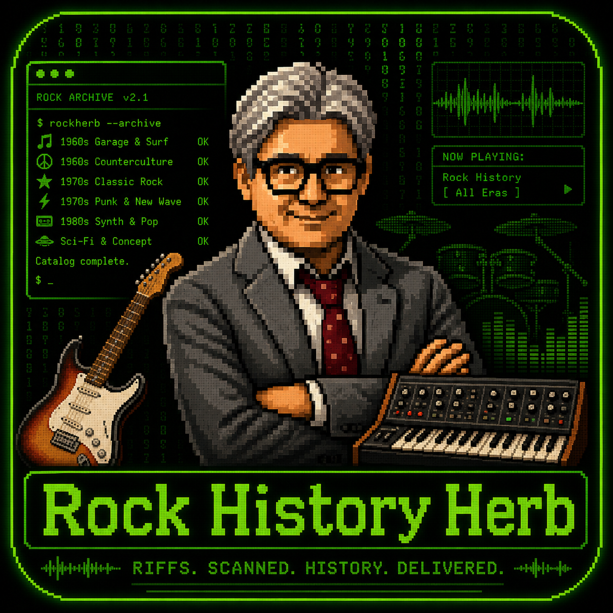 Rock History Herb logo